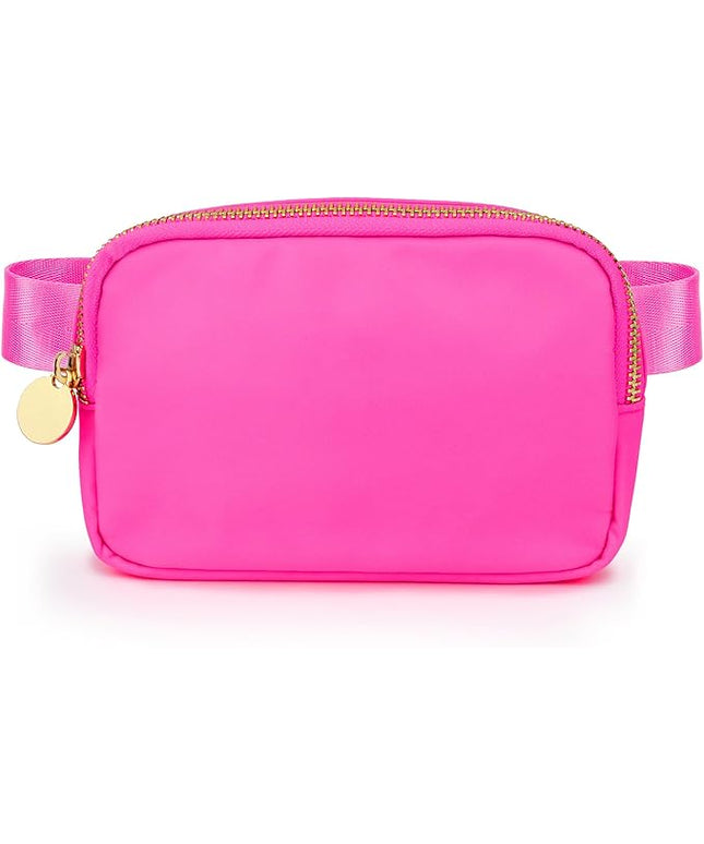 Hot Pink Belt Bag for Women & Girls – Stylish Fanny Pack, Crossbody Waist Bag, Fashionable Everywhere Belt Bag, Trendy Cross Body Fanny Pack for Travel & Daily Use