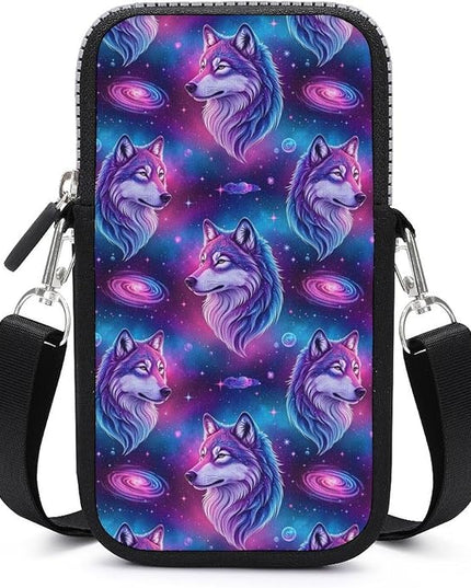 Unisex Small Crossbody Bags, Women Men Portable Adjustable Crossbody Phone Wallet Pouch