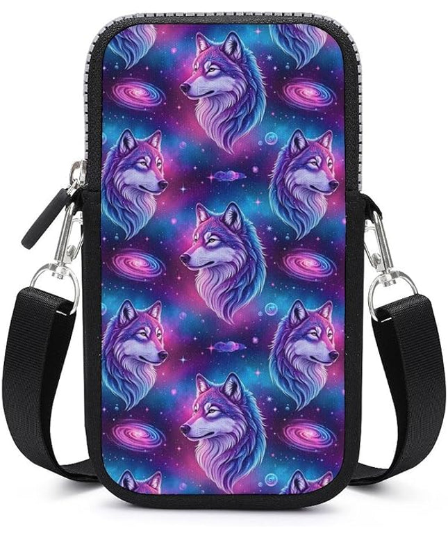 Unisex Small Crossbody Bags, Women Men Portable Adjustable Crossbody Phone Wallet Pouch