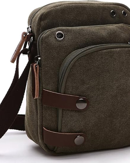 Collsants Mini Crossbody Bags for Women and Men - Small Purses and Handbags - Travel Bag - Canvas Shoulder Purse