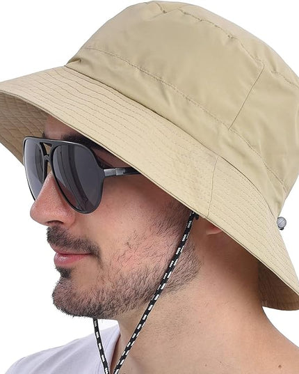 FEICUI Men Women Outdoor Bucket Hat Quick Dry Packable UV Protection Boonie Sun Hat