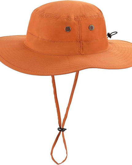 Home Prefer UPF50 Mens Sun Hat with Neck Flap Quick Dry UV Protection Cap Womens Wide Brim Fishing Hat Neck Flap Beach Garden