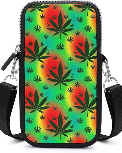 Unisex Small Crossbody Bags, Women Men Portable Adjustable Crossbody Phone Wallet Pouch