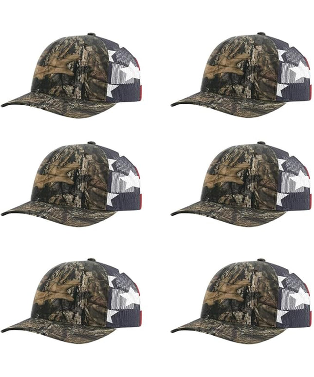 Richardson 112 Classic Six-Panel Adjustable Snapback Trucker Cap | Bulk Packs Available