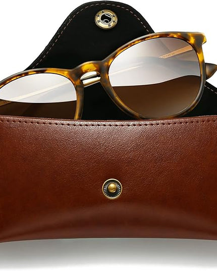 SUNGAIT Premium Vintage Round Sunglasses for Women Men Classic Retro Trendy Style