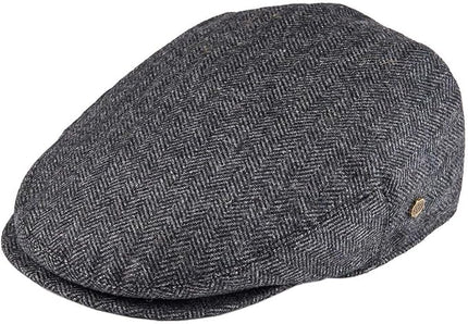 VOBOOM Men's Herringbone Flat Ivy Newsboy Hat Wool Blend Gatsby Cabbie Cap