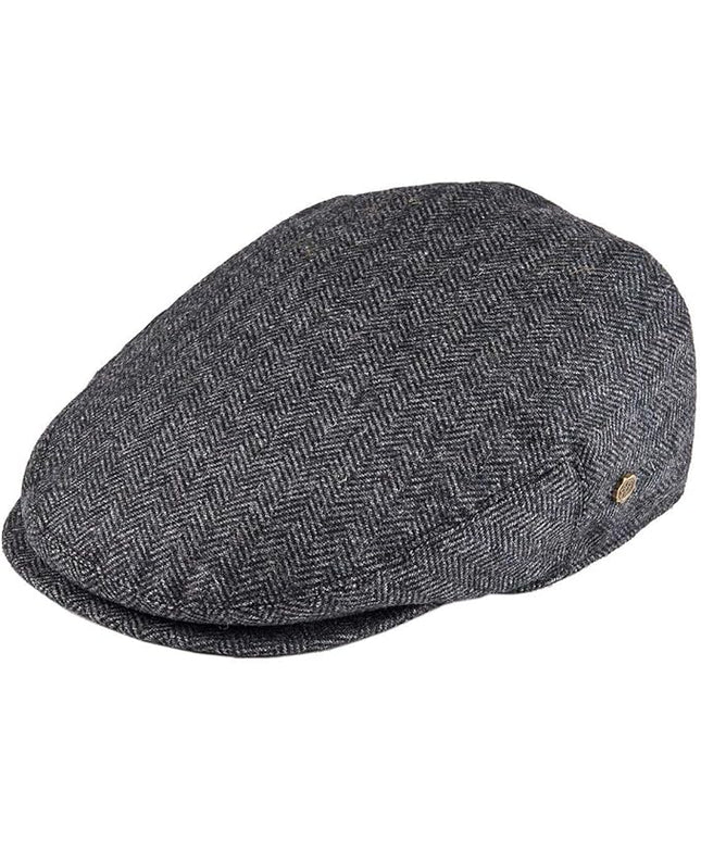 VOBOOM Men's Herringbone Flat Ivy Newsboy Hat Wool Blend Gatsby Cabbie Cap