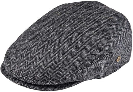 VOBOOM Men's Herringbone Flat Ivy Newsboy Hat Wool Blend Gatsby Cabbie Cap