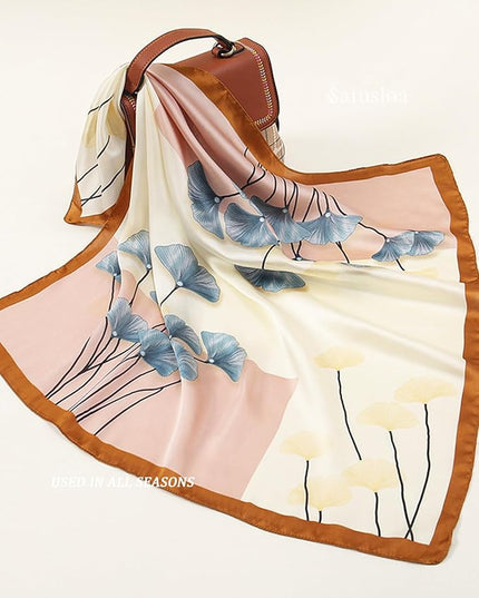 Neck Scarf For Womens Silky Head Scarves Hair Bandanas Square Scarf Fashion Accessories lightweight