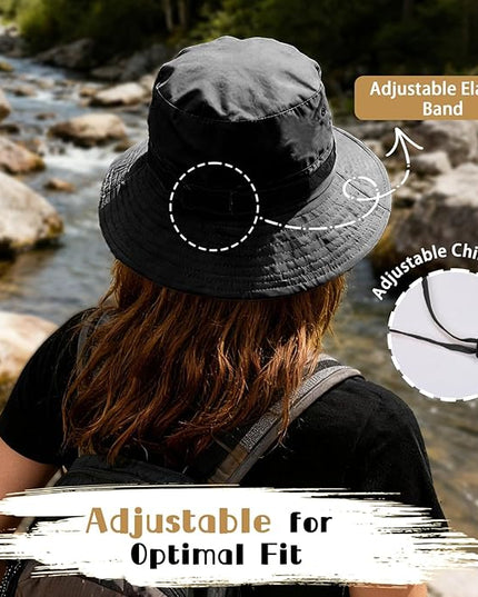 Cooling Sun Bucket Hat for Men Women Fishing Beach Safari Hats for Golf Hiking Hunting Outdoor UPF 50+