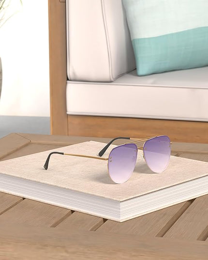 Trendy Oversized Aviator Sunglasses Womens, Retro Cute Big Shades Women's Fashion Sun Glasses UV Protection VF2203