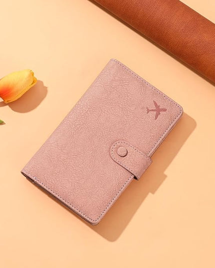 RFID Blocking Passport Wallet Cover Case Travel Document Organizer for Women and Men,Travel Wallet for Credit Card