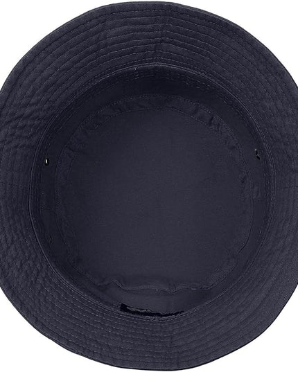 Falari Men Women Unisex Cotton Bucket Hat 100% Cotton Packable for Travel Fishing Hunting Summer Camp