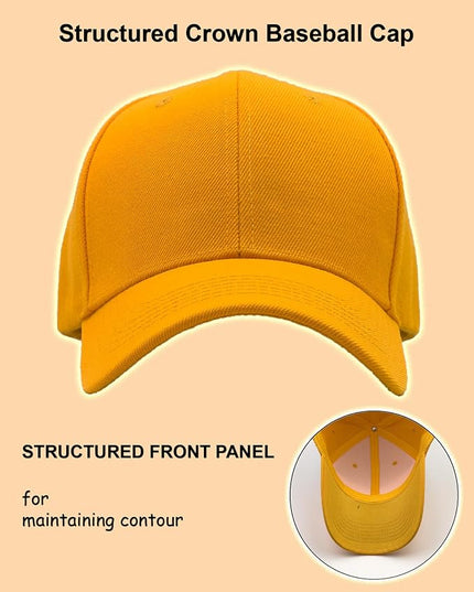Utmost Structured Baseball Cap with Adjustable Closure - Performance Hat for Outdoor Activities