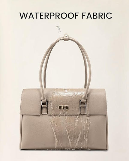 LOVEVOOK Laptop Bag for Women Work Tote Messenger Bag Waterproof Business Office Professional Handbag Shoulder Bag