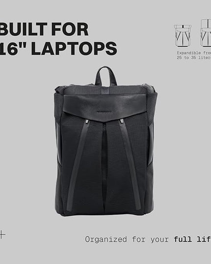The Frenchie Co. - Anti-Theft Speed Backpack - Slim Minimalist Design - Hidden Zippers and Cut-Resistant Ballistic Nylon Construction - Secure Travel and Everyday Carry