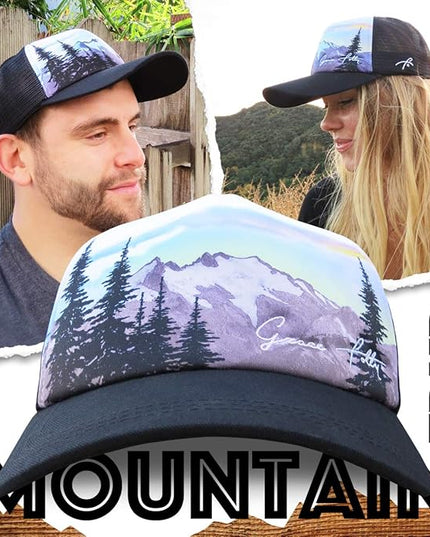 Grace Folly Foam Trucker Hat Snapback Mesh Baseball Cap for Men or Women