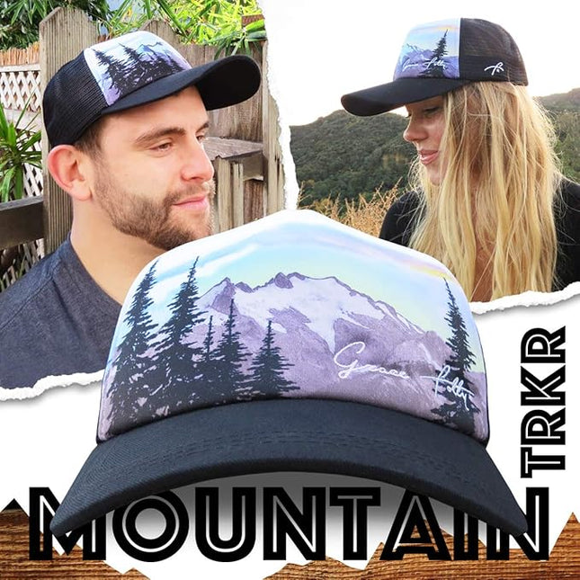 Grace Folly Foam Trucker Hat Snapback Mesh Baseball Cap for Men or Women