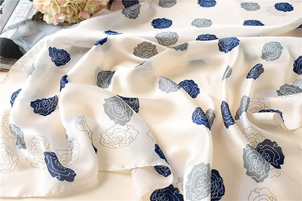 Silk Scarf Mulberry Silk Fashion Scarves Long Lightweight Shawl Wrap …