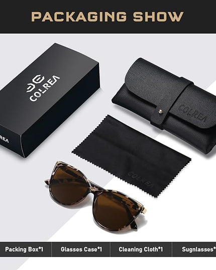 Trendy Cat Eye Sunglasses for Women Fashion Cateye UV400 Protection Glasses CL22017