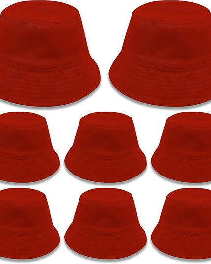 DASSNANE Sublimated Bucket Hats Bulk Solid Color DIY Blank Hat Bucket Hats for Men, Women and Adults