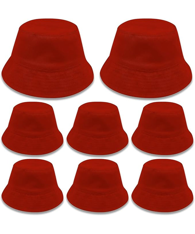 DASSNANE Sublimated Bucket Hats Bulk Solid Color DIY Blank Hat Bucket Hats for Men, Women and Adults