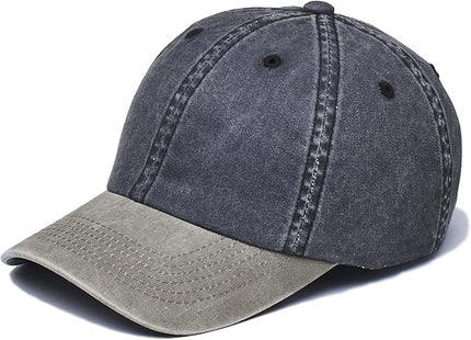 E BY ELIDAN Classic Dad Hat Cotton, Low-Profile Plain Baseball Cap, Adjustable, Breathable and Packable