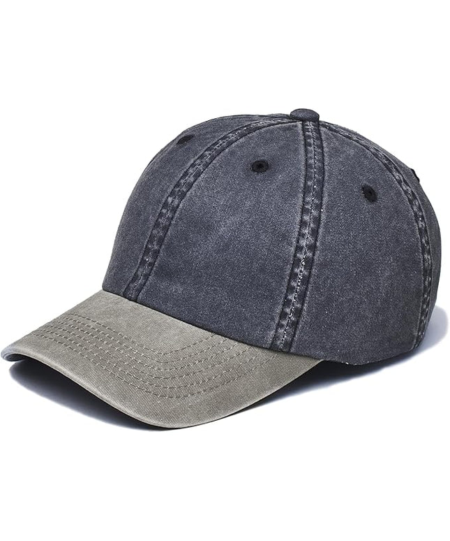 E BY ELIDAN Classic Dad Hat Cotton, Low-Profile Plain Baseball Cap, Adjustable, Breathable and Packable