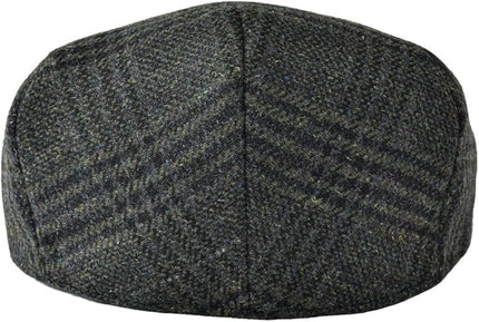 FEINION Men's Wool Tweed Newsboy Ivy Cap Gatsby Golf Flat Hat