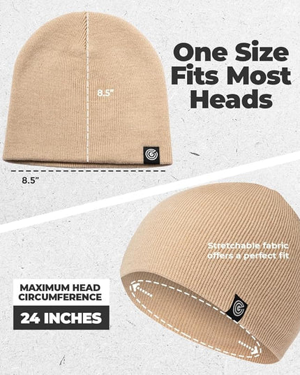 Original Beanie Cap - Soft Knit Beanie Hat - Warm and Durable