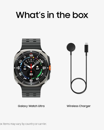 Samsung Galaxy Watch Ultra (2025) 47mm LTE Smartwatch, Titanium Casing, Advanced Sleep Coaching, Running Coach, Energy Score, Heart Rate Tracking, GPS, Titanium Silver [US Version, 2 Yr Warranty]
