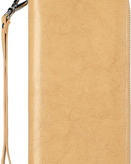 Lavemi Small Compact Women Wallet RFID Blocking Genuine Leather Bifold Purse with ID Windows