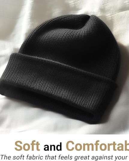 NPQQUAN Beanie for Men Women Winter Hats for Mens Beanie Cuffed Knit Beanies Skull Cap