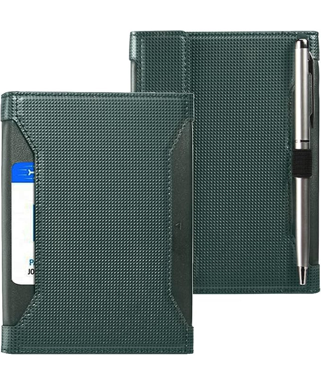 Passport Holder for Travel Essentials, RFID Blocking PU Leather Passport Wallet Cover Card holder Case Passport Book Holders for Women and Men, Dark Green