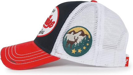 ililily Premium Road Trip Vintage Distressed Snapback Trucker Hat Baseball Cap