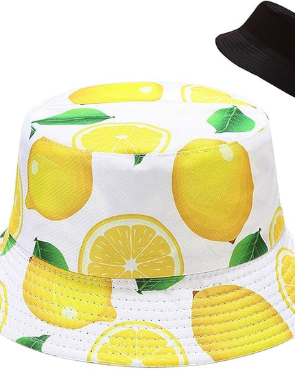 Malaxlx Unisex Bucket Hat Beach Sun Hat Aesthetic Fishing Hat for Men Women Teens, Reversible Double-Side-Wear