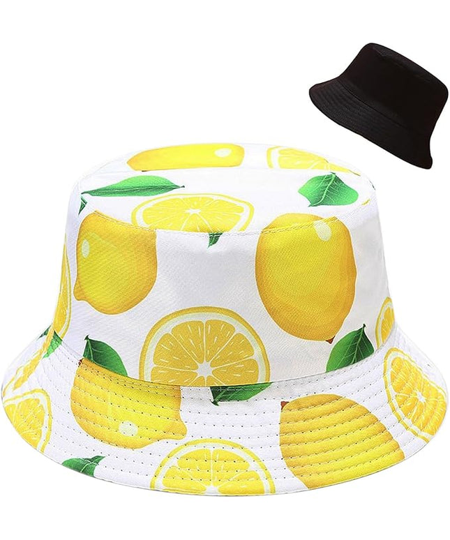 Malaxlx Unisex Bucket Hat Beach Sun Hat Aesthetic Fishing Hat for Men Women Teens, Reversible Double-Side-Wear