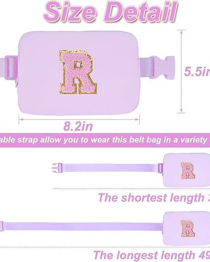 Uygafly Birthday Gifts for 6 7 8 9 10 11 12 13 Year Old Girls,Fanny Pack Belt Bag Crossbody Bags for Women Girls Kids,Fashion Waist Packs Cute Teen Trendy Stuff Travel Essentials | Lavender,R