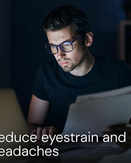 livho Gaming Blue Light Blocking Glasses for Better Sleep, Premium Night Driving, Computer Blockers for Man & Woman