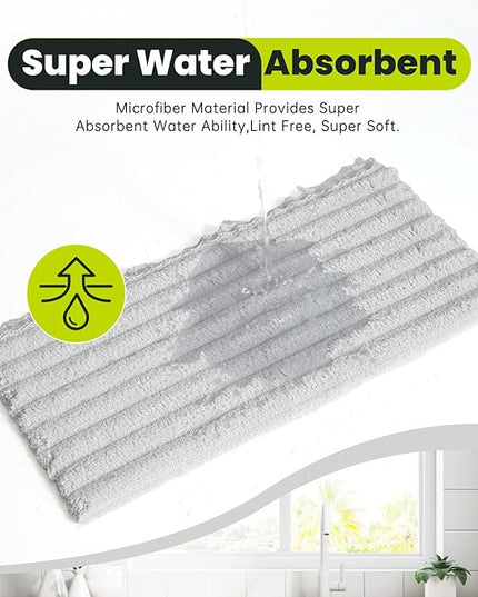 Kitchen Dish Cloths,Super Absorbent Coral Velvet Dish Towels,Quick Drying Kitchen Towels No Lint Dish Rags,Reusable Household Microfiber Cleaning Cloth,12X12 inches(12 Pack,Light Grey Streak)