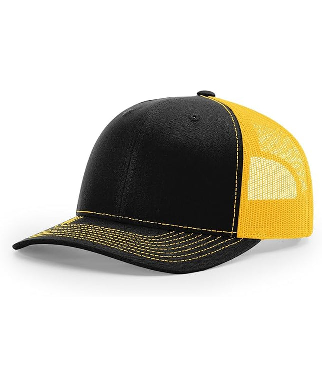 Richardson 112 Classic Six-Panel Adjustable Snapback Trucker Cap | Bulk Packs Available