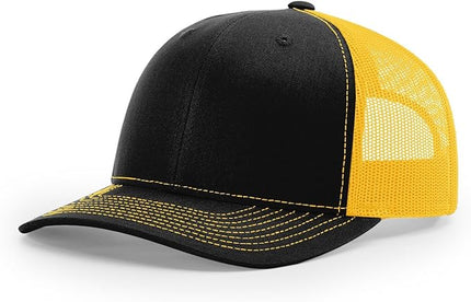 Richardson 112 Classic Six-Panel Adjustable Snapback Trucker Cap | Bulk Packs Available
