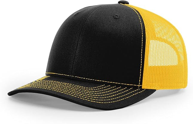 Richardson 112 Classic Six-Panel Adjustable Snapback Trucker Cap | Bulk Packs Available