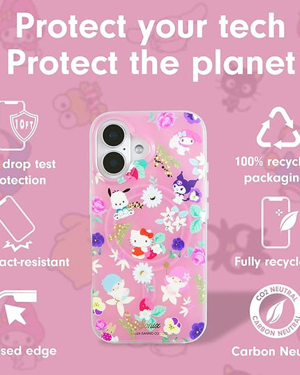 Sonix x Sanrio Case for iPhone 16 | Compatible with MagSafe | 10ft Drop Tested | Hello Kitty and Friends Floral