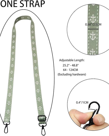 Adjustable 1" Width Phone Crossbody Lanyard and Wristlet Strap - Gift For The Lover In Your Life