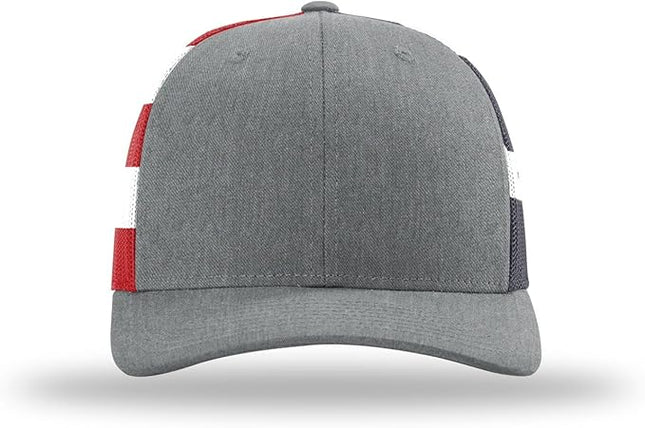 Richardson 112 Trucker Hat - Premium Adjustable Snapback Hat - Structured Six Panel Richardson Blank Caps