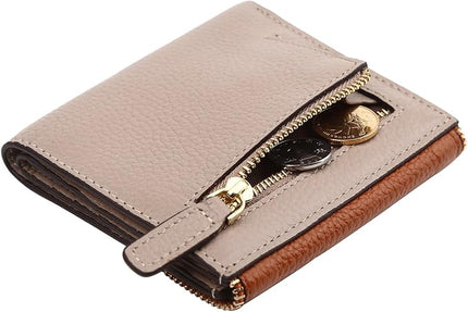 Lavemi Ultra Thin Small Compact Leather Womens Girls Wallets RFID Blocking Credit Card Holder for Women