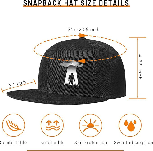 Chef Hat Flat Bill Hats for Men Funny Double Knives Kitchen Adjustable Baseball Cap Snapback Hat for Women