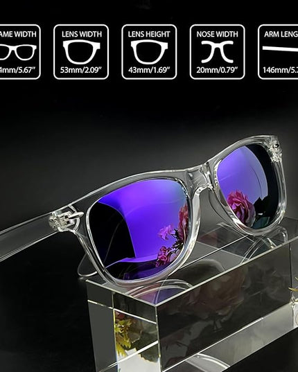 Joopin Square Sunglasses Polarized UV Protection Trendy Designer Sun Glasses Men Women