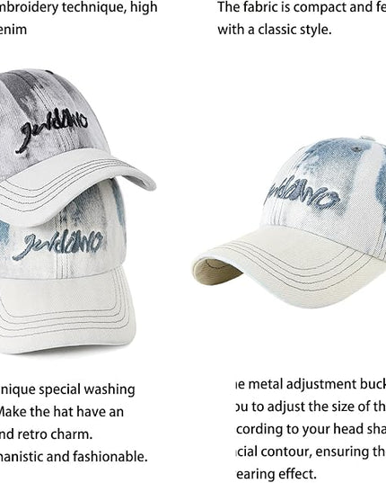 Trendy Unisex Graffiti Baseball Cap, Adjustable Cotton Baseball Cap for Men & Women, Athletic Streetwear Hat